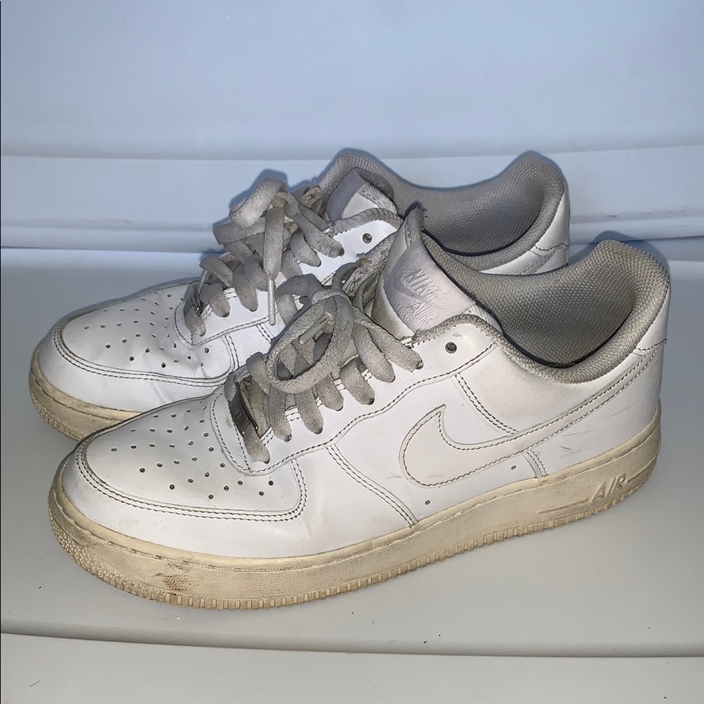 Nike Air Force 1 White Sneakers Women’s Size 10